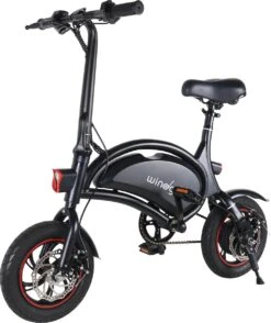 Windgoo - B3 Elektrische Long-Range E-Bike Met Trappers - E-bike - 25Km / H - Zwart 14 Windgoo - B3 Elektrische Long-Range E-Bike Met Trappers - E-bike - 25Km / H - Zwart -Fietsenwinkel 1007x1200