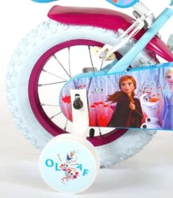 Volare Disney Frozen 2 Kinderfiets - Meisjes - 12 Inch - Blauw/Paars - Twee Handremmen -Fietsenwinkel 1047x1200 3