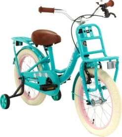Nogan Puck - Kinderfiets - Meisjesfiets - 12 Inch - Turquoise -Fietsenwinkel 1067x1200