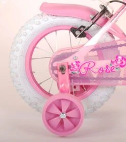Volare Rose Kinderfiets - Meisjes - 12 Inch - Roze - 2 Handremmen -Fietsenwinkel 1071x1200