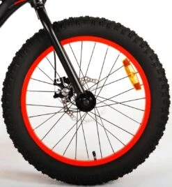 Volare Gradient Kinderfiets – Jongens – 20 Inch – Zwart Oranje Rood – 6 Speed – Prime Collection -Fietsenwinkel 1108x1200