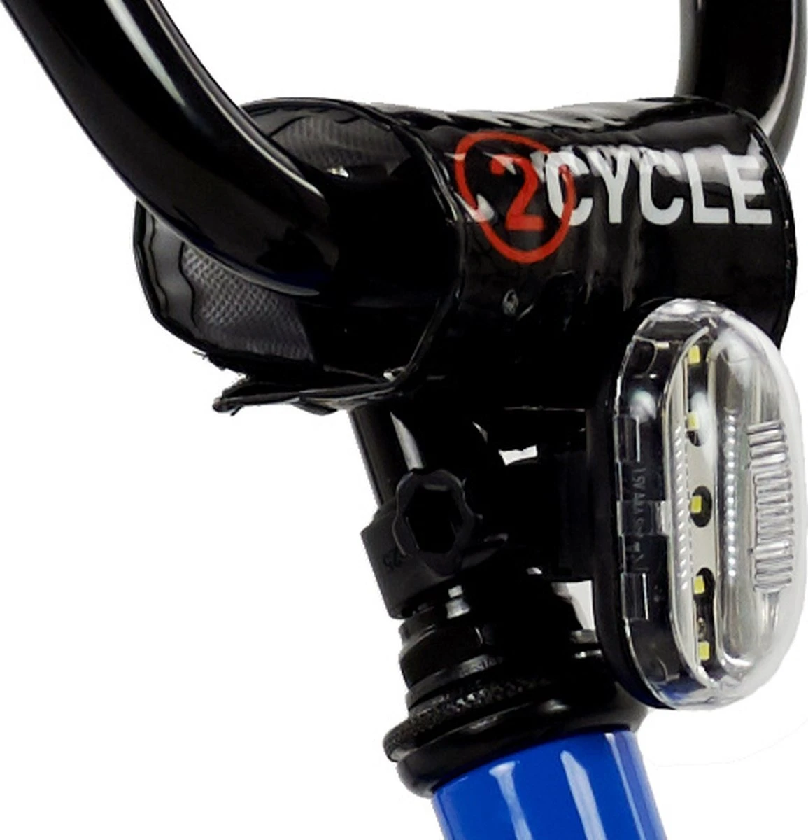 2Cycle Biker Kinderfiets - 18 Inch - Blauw - Jongensfiets 9 2Cycle Biker Kinderfiets - 18 Inch - Blauw - Jongensfiets - Afbeelding 7