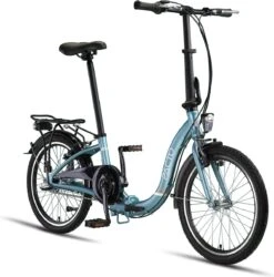 PACTO SEVEN FOLDING BIKE PATROL BLUE 3v VOUWFIETS PLOOIFIETS