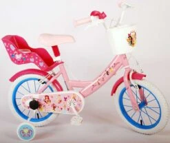 Volare Disney Princess Kinderfiets - Meisjes - 14 Inch - Roze - Twee Handremmen -Fietsenwinkel 1200x1010