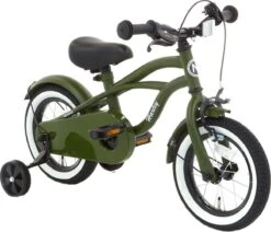 Nogan Harley - Kinderfiets - Jongensfiets - 12 Inch - Leger Groen -Fietsenwinkel 1200x1029 2
