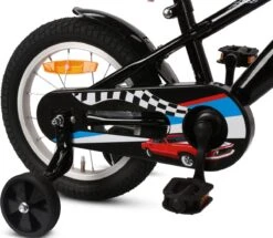 SJOEF Race Jongensfiets 14 Inch - Zwart -Fietsenwinkel 1200x1045