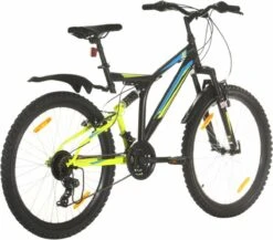 VidaXL Mountainbike 21 Versnellingen 26 Inch Wielen 49 Cm Zwart -Fietsenwinkel 1200x1056 1