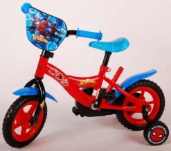 Marvel Spider-Man Kinderfiets - Jongens - 10 Inch - Rood/Blauw - Doortrapper -Fietsenwinkel 1200x1057