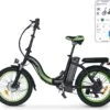 Merkloos Windgoo E20 Urban- Elektrische Fiets - E-bike - 20Inch - 12.5Ah - APP - Fat Tire - 7 Speed Shimano -Fietsenwinkel 1200x1066