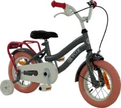 2Cycle Pretty - Kinderfiets - 12 Inch - Grijs-Roze - Meisjesfiets -Fietsenwinkel 1200x1068 1