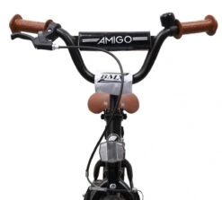 Amigo BMX Fun Jongensfiets - Kinderfiets 12 Inch - Matzwart -Fietsenwinkel 1200x1081