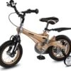 Merkloos Kinderfiets Metallic Stoer Taupe Goud Met Zijwieltjes 12 Inch | Handremmen | Jongens | Meisje | Cadeau | Sinterklaas | Kerst | Verjaardag | Peuter | Kleuter | Driewieler | Gepersonaliseerd -Fietsenwinkel 1200x1087 1