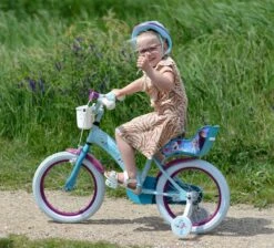 Volare Disney Frozen 2 - Kinderfiets - Meisjes - 16 Inch - Blauw/Paars