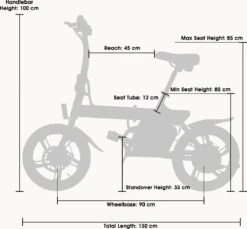 Merkloos Windgoo B20 V3- APP IOS Android - Elektrische Vouwfiets - E Bike - 7.8Ah Batterij - 250W - 14 Inch - 25 KM/H - Zwart -Fietsenwinkel 1200x1111 1