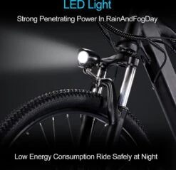 Elektrische Fiets Off-Road | E-Fietsen | Electric Mountain Bike | E-bike | 250W Motor | 26 Inch | Zwart BK7 -Fietsenwinkel 1200x1160