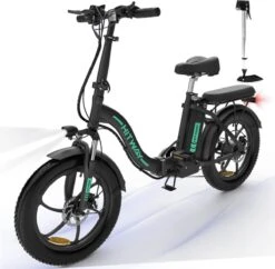 HITWAY E-bike Elektrische Fiets 20" Vouwfiets Met Dikke Banden, 250W/36V/11,2Ah Accu, 35-90 Km, Offroad-mountainbike Met Shimano 7 Versnellingen, CityBike Voor Heren En Dames -Fietsenwinkel 1200x1178 1