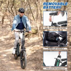 HITWAY Elektrische Fiets - E-Bike - 20 Inch- Fatbike - 250 W- Shimano 7 Versnellingen -Fietsenwinkel 1200x1200 110