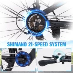 Hitway Elektrische Fiets Off-Road | Electric Mountain Bike | E-bike | 250W Motor | 26 Inch | Zwart -Fietsenwinkel 1200x1200 145