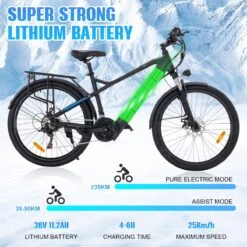 Hitway Elektrische Fiets Off-Road | Electric Mountain Bike | E-bike | 250W Motor | 26 Inch | Zwart -Fietsenwinkel 1200x1200 148
