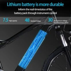 Elektrische Fiets Off-Road | E-Fietsen | Electric Mountain Bike | E-bike | 250W Motor | 26 Inch | Zwart BK7 -Fietsenwinkel 1200x1200 24