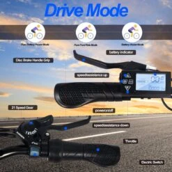 HITWAY 26 Inch E-bike, Elektrische Fiets Voor Heren En Dames, Pedelec Stadsfietsen, 250 W Motor, 36 V/11,2 Ah E-bike, Shimano 7 Versnellingen, 35-90 Km| Wit / Blauw 18 HITWAY 26 Inch E-bike, Elektrische Fiets Voor Heren En Dames, Pedelec Stadsfietsen, 250 W Motor, 36 V/11,2 Ah E-bike, Shimano 7 Versnellingen, 35-90 Km| Wit / Blauw -Fietsenwinkel 1200x1200 27