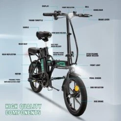 HITWAY Elektrische Fiets Voor, Stadsfietsen Opvouwbaar, E-BIKE, 7.5Ah Batterij, 250W Motor, Actieradius Tot 45 Km - BK5 11 HITWAY Elektrische Fiets Voor, Stadsfietsen Opvouwbaar, E-BIKE, 7.5Ah Batterij, 250W Motor, Actieradius Tot 45 Km - BK5 -Fietsenwinkel 1200x1200 34