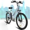 HITWAY Elektrische Fiets Voor Volwassenen | Ebikes Fietsen Stadsfiets | 250W 36V Motor | 7 VERSNELLINGSSYSTEE | 26 Inch - Wit -Fietsenwinkel 1200x1200 56
