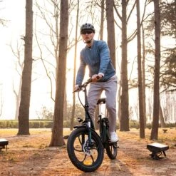 HITWAY E-Bike Elektrische Fiets 20 Inch Fat Tire E-Bicycle Vouwfiets, 250 W, 11,2 Ah Accu, Max. Bereik Tot 35-90 Km, Offroad-mountainbike Met Shimano 7-versnellingen, City EBike Met Slot,Groen Zwart -Fietsenwinkel 1200x1200 67