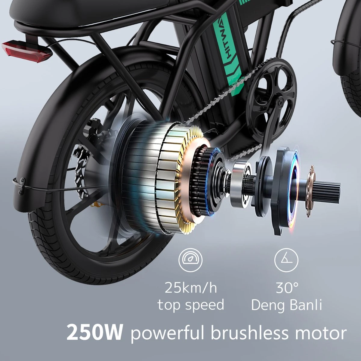 Hitway BK5 - Elektrische Fiets - E-Bike Opvouwbaar - 8,4Ah Accu- 2023 Model 6 Hitway BK5 - Elektrische Fiets - E-Bike Opvouwbaar - 8,4Ah Accu- 2023 Model - Afbeelding 4