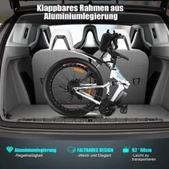 Myatu E-Bike 26-inch E-bike Voor Vrouwen En Mannen, Mountainbike Elektrische Fiets Met 36V 10.4AH Accu En Shimano 21 Versnellingen, 21 Versnellingen, Derailleur, 250 W-Zwart En Blauw -Fietsenwinkel 1200x1200 88