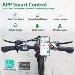 Merkloos Windgoo E20 Urban- Elektrische Fiets - E-bike - 20Inch - 12.5Ah - APP - Fat Tire - 7 Speed Shimano 19 Merkloos Windgoo E20 Urban- Elektrische Fiets - E-bike - 20Inch - 12.5Ah - APP - Fat Tire - 7 Speed Shimano -Fietsenwinkel 1200x1200 90