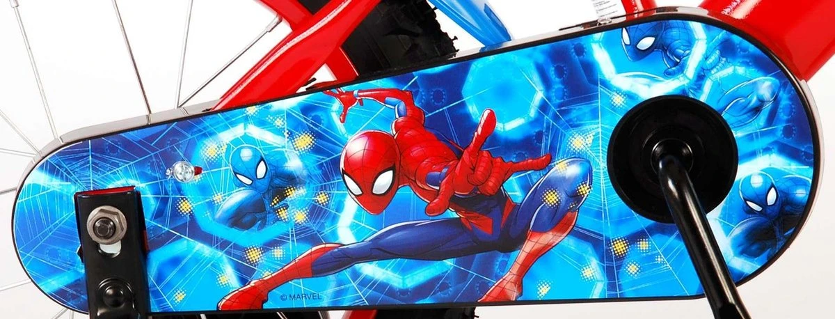 Volare Ultimate Spider-Man Kinderfiets - Jongens - 14 Inch - Rood/Blauw 10 Volare Ultimate Spider-Man Kinderfiets - Jongens - 14 Inch - Rood/Blauw - Afbeelding 8