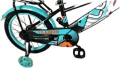 Kinderfiets - 16 Inch Kinderfiets -vanaf 4-7 Jaar Jongens En Meisjes Fietsen - Terugtrap -Rem -Stabilisatoren（2 Zijwieltjes）- Mandje - Achterbank - Groen -Fietsenwinkel 1200x663 1