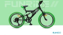 Amigo Fun Ride - Mountainbike 20 Inch - Voor Jongens En Meisjes - Met 7 Versnellingen - Zwart/Groen -Fietsenwinkel 1200x674 8