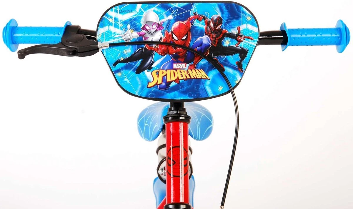 Volare Ultimate Spider-Man Kinderfiets - Jongens - 14 Inch - Rood/Blauw 18 Volare Ultimate Spider-Man Kinderfiets - Jongens - 14 Inch - Rood/Blauw - Afbeelding 16