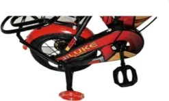 Kinderfiets - 12 Inch Kinderfiets -vanaf 2-4 Jaar Jongens En Meisjes Fietsen - Terugtrap -Rem -Stabilisatoren（2 Zijwieltjes）- Mandje - Achterbank - Rood -Fietsenwinkel 1200x717 3