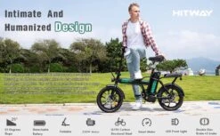 HITWAY E Bike Elektrische Fiets Vouwfiets, 36V/8.4Ah Batterij, 250W Motor, 25km/h, 35-70km, 16" City EBike Voor Heren En Dames -Fietsenwinkel 1200x742 12