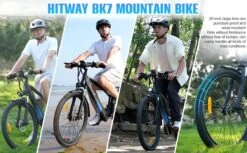 HITWAY 26" Elektrische Mountainbike, 35-70KM Power Assist-fietsen Voor Mannen En Vrouwen， 48V/7,5Ah/250W Krachtige E-bike -Fietsenwinkel 1200x742 7