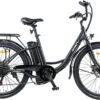 Myatu E-bike 26 Inch City Pedelec Voor Dames En Heren, Elektrische Fiets Met 12,5Ah Accu, 6 Versnellingen Shimano, Derailleur Versnellingen, Achter Motor 250 W-Zwart -Fietsenwinkel 1200x757