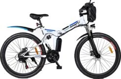 Myatu E-Bike 26-inch E-bike Voor Vrouwen En Mannen, Mountainbike Elektrische Fiets Met 36V 10.4AH Accu En Shimano 21 Versnellingen, 21 Versnellingen, Derailleur, 250 W