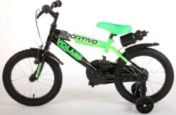 Volare Sportivo Kinderfiets - Jongens - 16 Inch - Neon Groen Zwart - 95% Afgemonteerd -Fietsenwinkel 1200x788