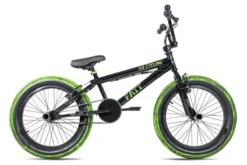 Ks Cycling Fiets BMX Freestyle 20'' Fatt Zwart-groen - 25 Cm -Fietsenwinkel 1200x800 98