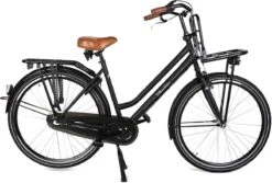 Wheelerz.nl Transportfiets 28 Inch 57 Cm Matzwart | Unisex