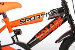 Volare Sportivo Kinderfiets - Jongens - 16 Inch - Neon Oranje Zwart - 95% Afgemonteerd -Fietsenwinkel 1200x811