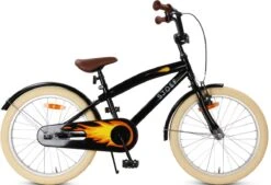 SJOEF Cruise Jongensfiets 20 Inch - Zwart