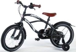 Volare Black Cruiser Kinderfiets - Jongens - 16 Inch - Zwart - 2 Handremmen -Fietsenwinkel 1200x820 1