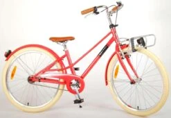 Volare Melody Kinderfiets - Meisjes - 24 Inch - Koraal Rood - Prime Collection -Fietsenwinkel 1200x828