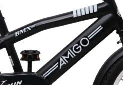 Amigo BMX Fun Jongensfiets - Kinderfiets 16 Inch - Matzwart -Fietsenwinkel 1200x830 1