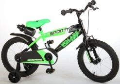 Volare Sportivo Kinderfiets - Jongens - 16 Inch - Neon Groen Zwart - 95% Afgemonteerd -Fietsenwinkel 1200x839