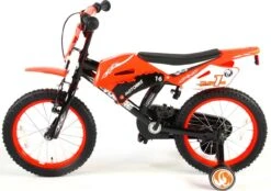 Volare Motorbike Kinderfiets - Jongens - 16 Inch - Oranje - 95% Afgemonteerd -Fietsenwinkel 1200x845